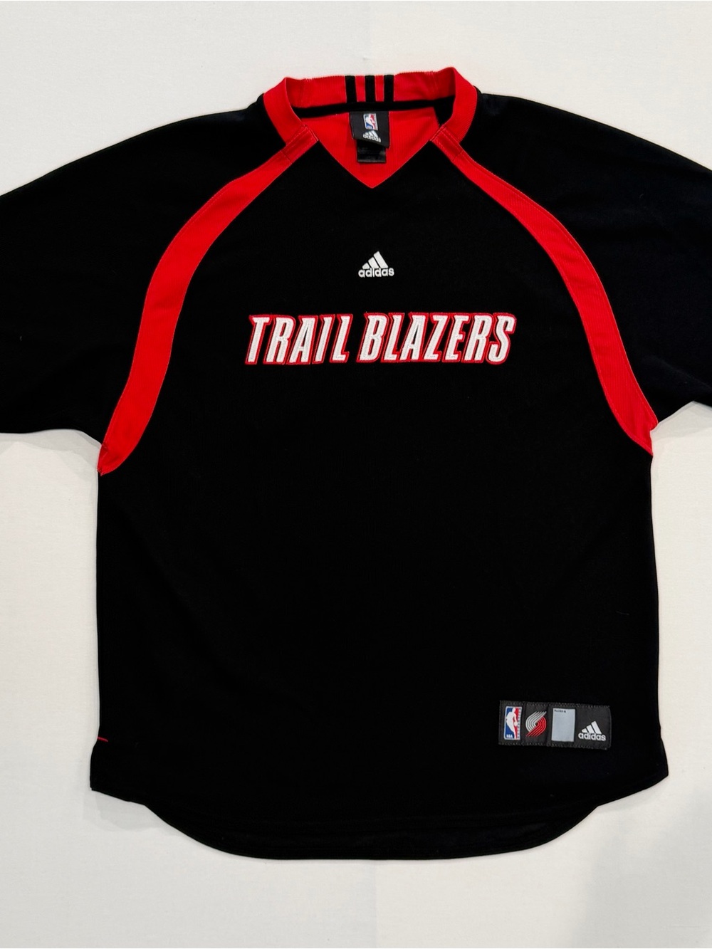 Portland TrailBlazers Basketball S/S
Shooting Shirt #10 Joel Pryzbilla Large Y2K